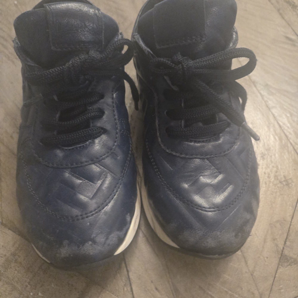 Fendi Kids Dark Blue Sneakers